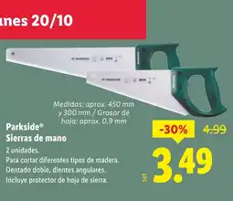 Lidl PARKSIDE Sierras de mano oferta