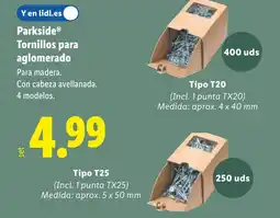 Lidl PARKSIDE Tornillos para aglomerado oferta
