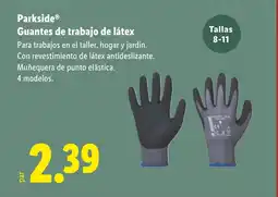 Lidl PARKSIDE Guantes de trabajo de látex oferta