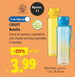 Lidl CRIVIT Botella oferta