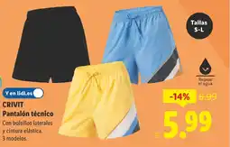 Lidl CRIVIT Pantalón técnico oferta
