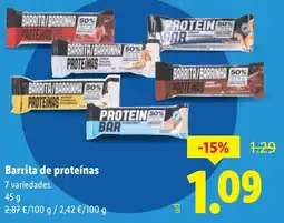Lidl Barrita de proteínas oferta