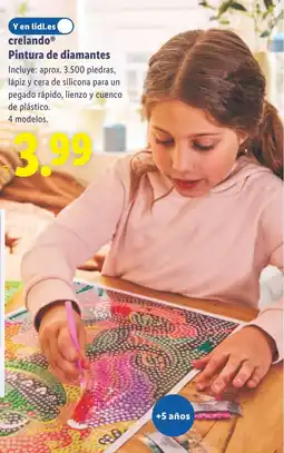 Lidl CRELANDO Pintura de diamantes oferta