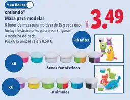 Lidl CRELANDO Masa para modelar oferta