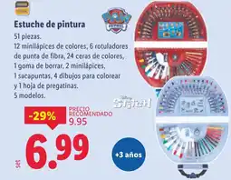 Lidl Estuche de pintura oferta