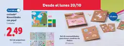 Lidl CRELANDO Manualidades con papel oferta