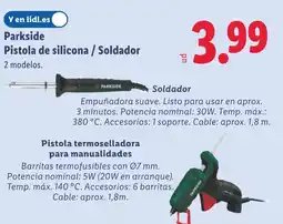Lidl CRELANDO Pistola de silicona / Soldador oferta