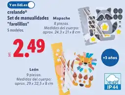 Lidl CRELANDO Set de manualidades "farolillos" oferta