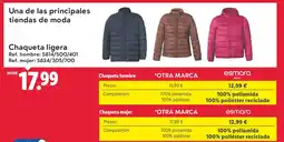 Lidl Chaqueta ligera oferta