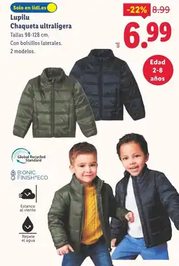 Lidl LUPILU Chaqueta ultraligera oferta