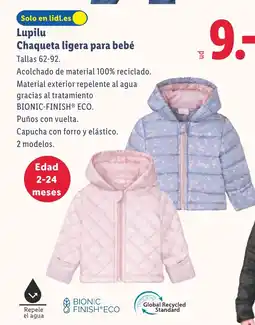 Lidl LUPILU Chaqueta ligera para bebé oferta