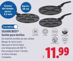 Lidl SILVERCREST Sartén para tortitas oferta