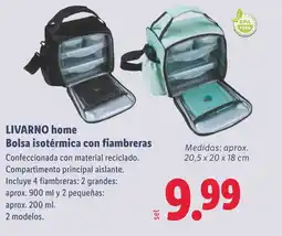 Lidl LIVARNO HOME Bolsa isotérmica con fiambreras oferta