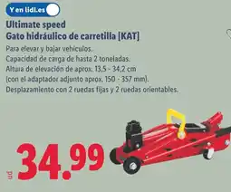 Lidl Ultimate speed Gato hidráulico de carretilla [KAT] oferta