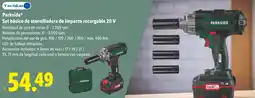Lidl PARKSIDE Set básico de atornilladora de impacto recargable 20 V oferta
