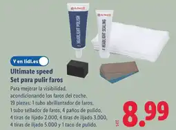 Lidl Ultimate speed Set para pulir faros oferta