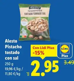 Lidl ALESTO Pistacho tostado con sal oferta