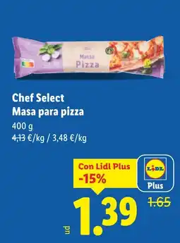 Lidl Chef Select Masa para pizza oferta