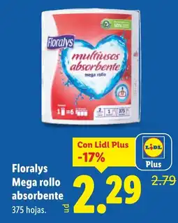 Lidl FLORALYS Mega rollo oferta