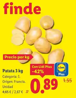 Lidl Patata oferta