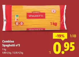 Lidl COMBINO Spaghetti nº3 oferta