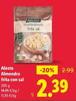Lidl ALESTO Almendra frita con sal oferta