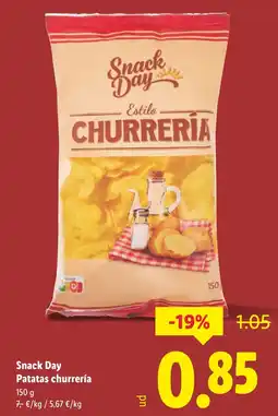 Lidl SNACK DAY Patatas churrería oferta