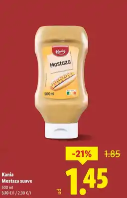 Lidl KANIA Mostaza suave oferta