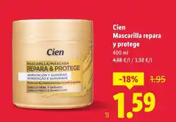 Lidl CIEN Mascarilla repara y protege oferta