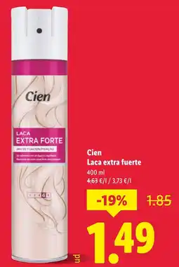 Lidl CIEN Laca extra fuerte oferta