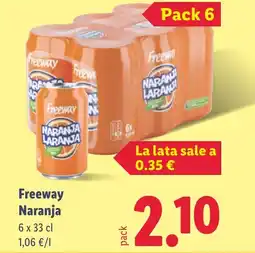 Lidl FREEWAY Naranja oferta