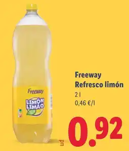 Lidl FREEWAY Refresco limón oferta