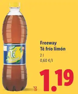 Lidl FREEWAY Té frío limón oferta