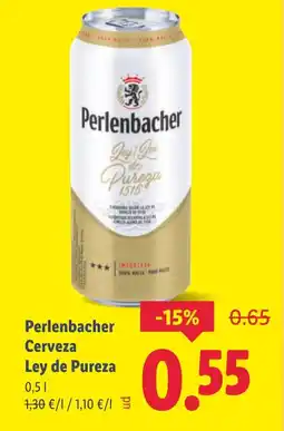 Lidl PERLENBACHER Jay Je Pureza oferta