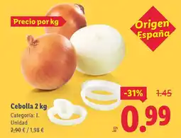 Lidl Cebolla oferta