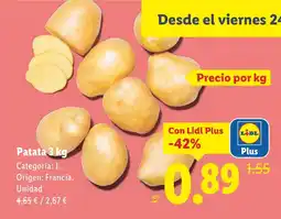 Lidl Patata oferta
