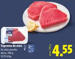 Lidl Suprema de atún oferta