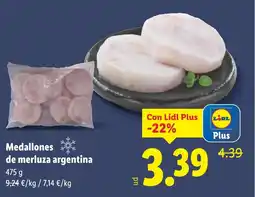 Lidl Medallones de merluza argentina oferta