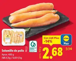 Lidl Solomillo de pollo oferta