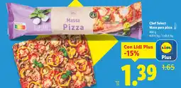 Lidl Chef Select Masa para pizza oferta