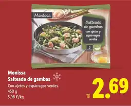 Lidl MONISSA Salteado de gambas oferta