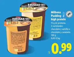 Lidl MILBONA Pudding high protein oferta