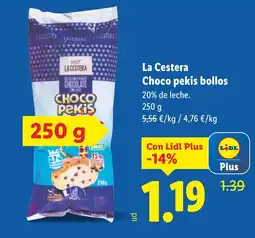 Lidl LA CESTERA Choco pekis bollos oferta