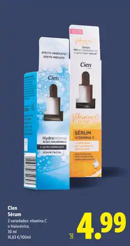 Lidl CIEN Sérum oferta