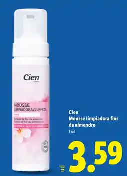 Lidl CIEN Mousse limpiadora flor de almendro oferta