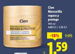 Lidl CIEN Mascarilla repara y protege oferta