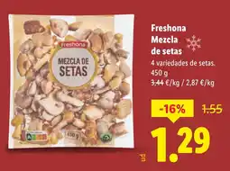 Lidl FRESHONA Mezcla de setas oferta
