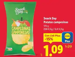 Lidl SNACK DAY Patatas campesinas oferta