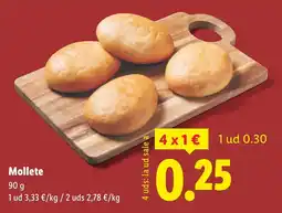 Lidl Mollete oferta