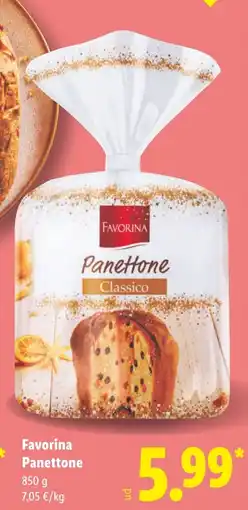 Lidl FAVORINA Panettone oferta